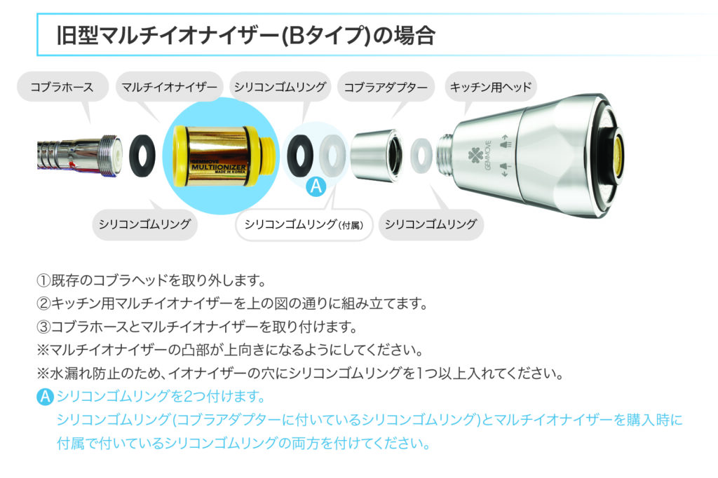 マルチイオナイザー 洗濯機用(アダプター付き) | gemmajapan - 洗濯機
